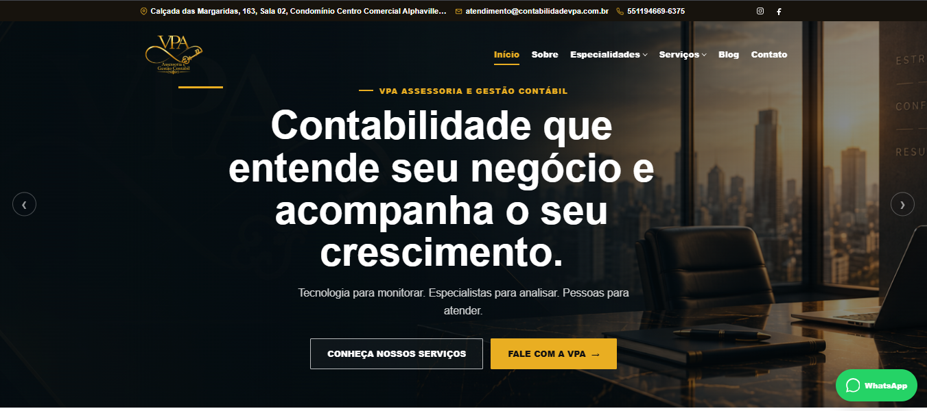 Website institucional VPA